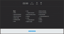 Desktop Screenshot of css-101.org
