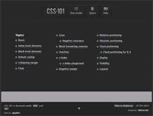 Tablet Screenshot of css-101.org